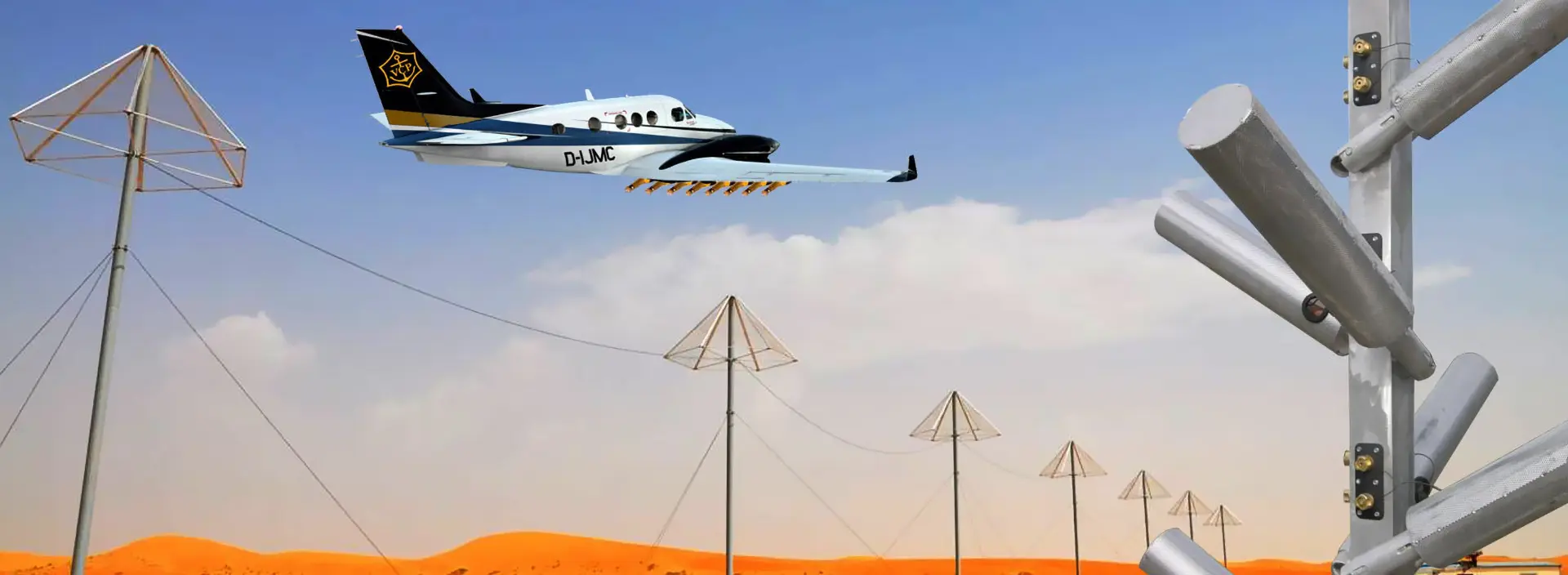 Weather Modification: Chemical and Electric Weather Control Exposed. Ground based cloud seeding generators, plane based cloud seeding flares, and cloud ionization antenna towers.