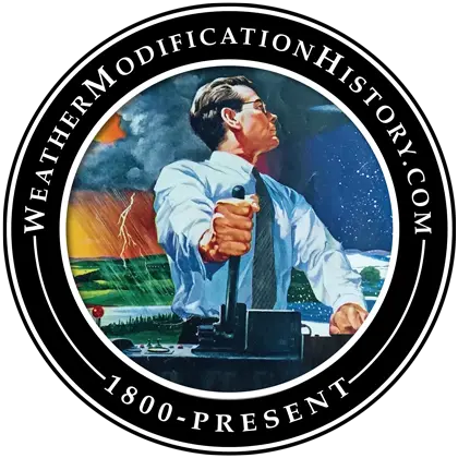 Weather Modification History Logo, 1800 to Present