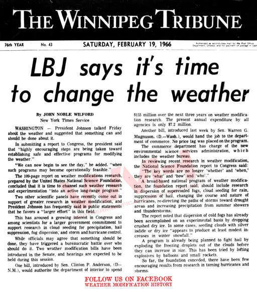 Newspapers 1966 02 19 lyndon b johnson says its times to control the weather.webp