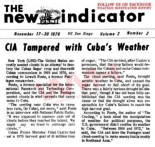 Newspapers 1976 11 17 cia tampered with cuban weather.webp