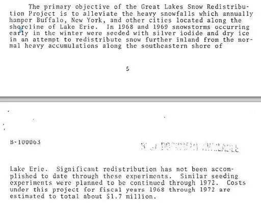 Great Lakes Snow Redistribution Project