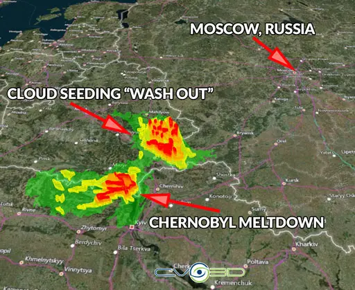 Russian Cloud Seeding Prevents Chernobyl’s Radioactive Rains Reaching Moscow