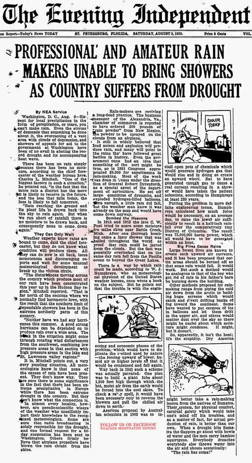 1930 08 09 rainmakers unable to bring showers as country suffers from drought.webp