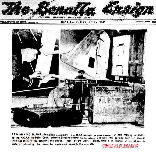 1947 07 04 royal australian air force modify plane for rainmaking purposes.webp