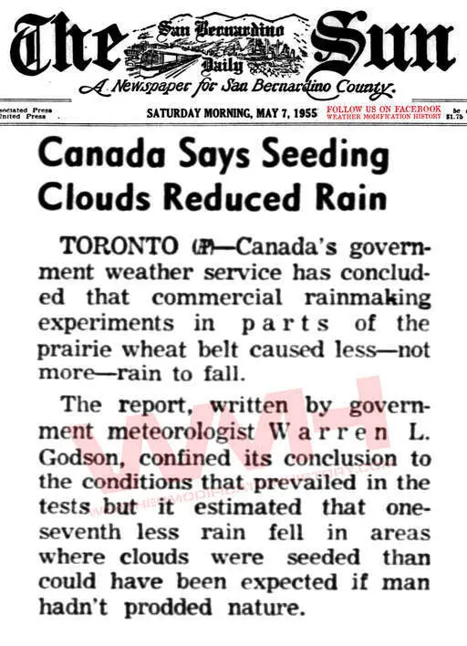 1955 05 07 canada says cloud seeding has reduced rainfall.webp