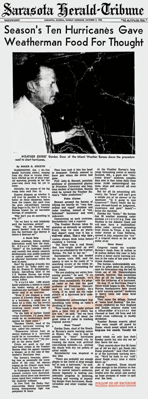 1955 10 02 steering hurricanes with abombs and rainmaking chemicals is it possible.webp