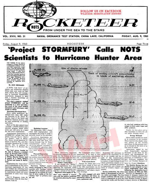 1963 08 09 project stormfury calls nots scientists to hurricane hunter area.webp