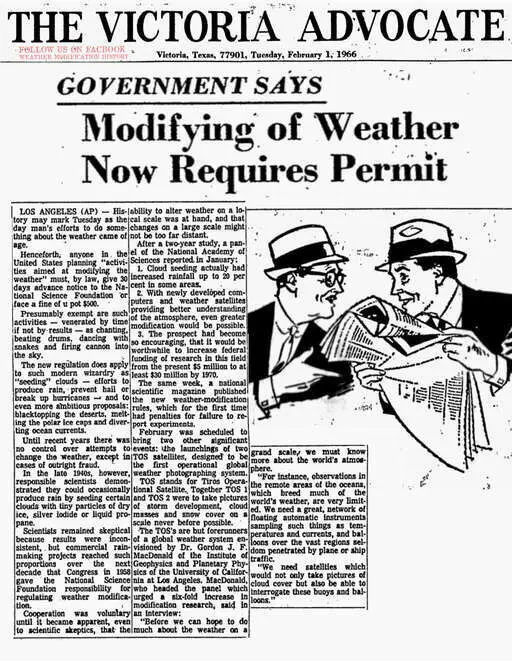 1966 02 01 modifying of weather now requires permit.webp