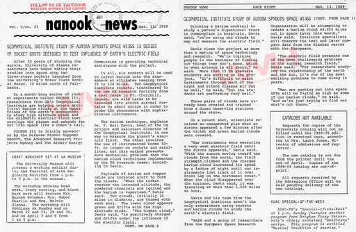 1969 03 13 geophysical institute study of aurora sprouts space wings in series of rocket shots designed to test influence of earths electric field.webp