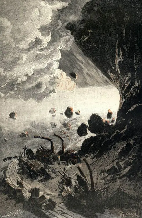 Topsy turvy jules verne 1890 cannon firing.webp